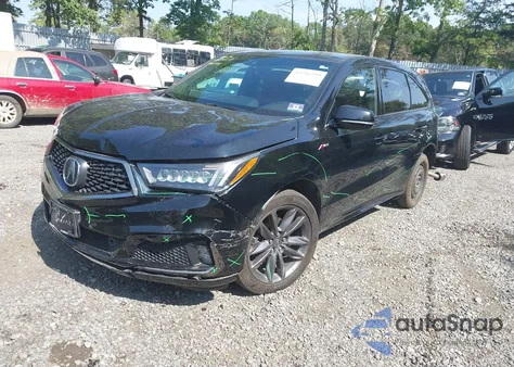 2019 Acura Mdx Tech A-Spec Pkgs из США, поврежденный, VIN 5J8YD4H0XKL021041